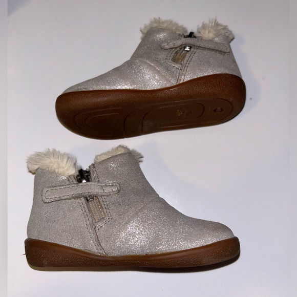 Timberland Tree Sprout Booties Silver (5c) - Picture 4 of 8